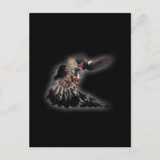 Indianischer Chef Postkarte