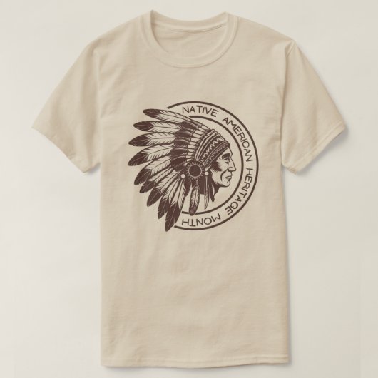 Indianischer Chef T-Shirt (Design vorne)