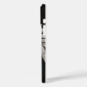 Indianischer Chefschädel mit Kopfbedeckung Case-Mate iPhone Hülle (Rückseite / Links)