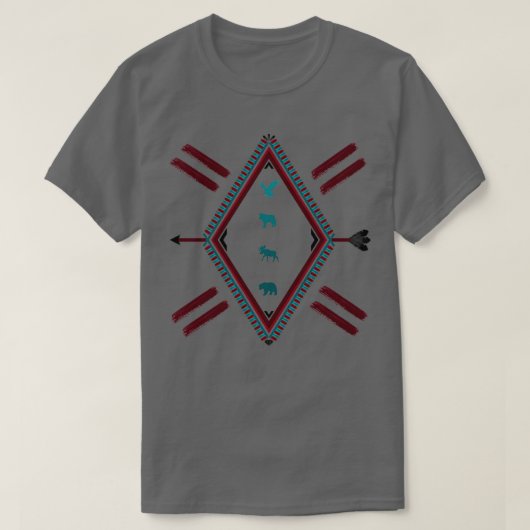 Indianischer Geist T-Shirt (Design vorne)