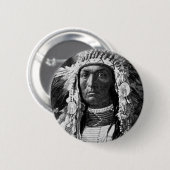 Indianischer Häuptling Button (Vorne & Hinten)