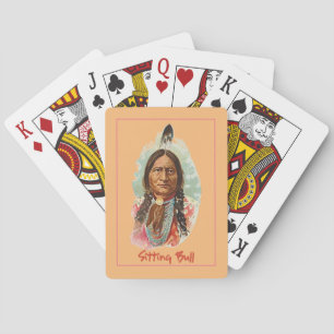 Indianischer Häuptling Spielkarten