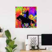 Indianischer Hunter Poster (Heimbüro)