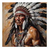 Indianischer Leiter Nr. 4 Poster (Vorderseite)