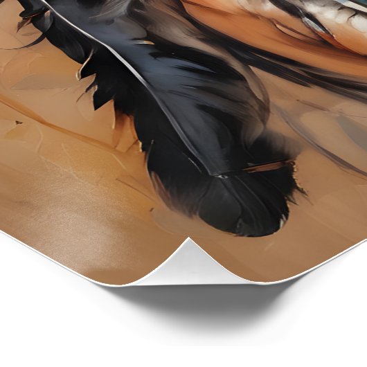 Indianischer Leiter Nr. 4 Poster (Ecke)