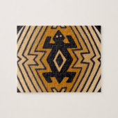 Indianischer Mimbres-Bär Puzzle (Horizontal)