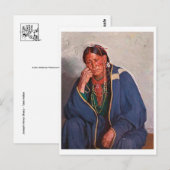 Indianischer Postkarte (Vorne/Hinten)