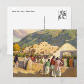 Indianischer Postkarte (Vorne/Hinten)