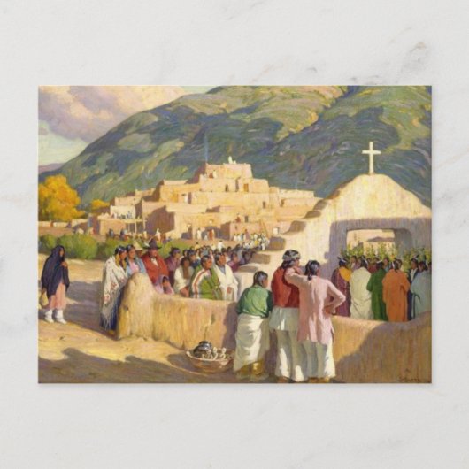 Indianischer Postkarte (Vorderseite)
