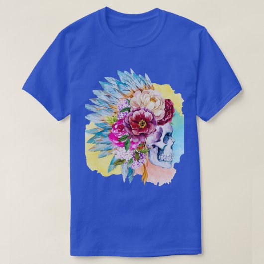 Indianischer Schädel 1 T-Shirt (Design vorne)