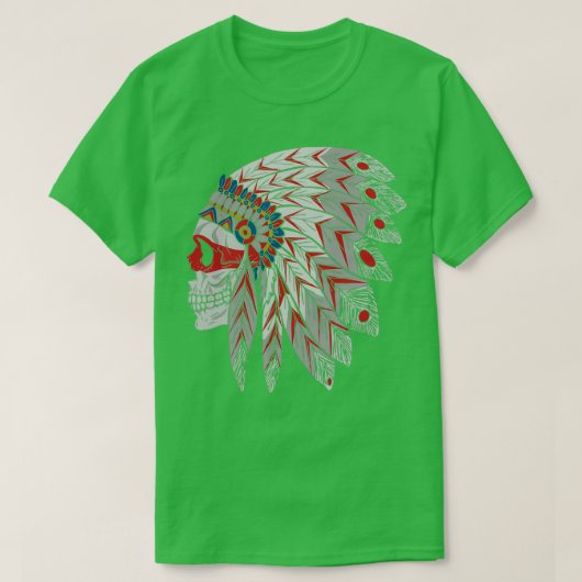 Indianischer Schädel 2 T-Shirt (Design vorne)