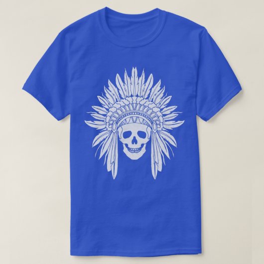 Indianischer Skull T-Shirt (Design vorne)