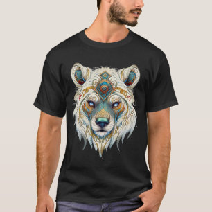 Indianischer Spiritueller Wolf T-Shirt