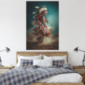 Indianischer Tänzer Leinwand (Insitu (Schlafzimmer))