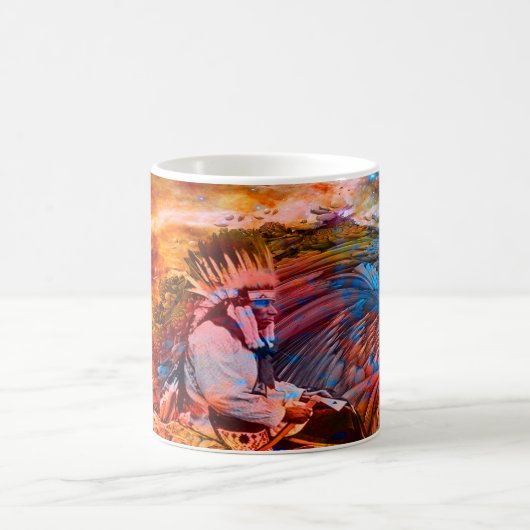 Indianischer Traum Kaffeetasse (Mittel)