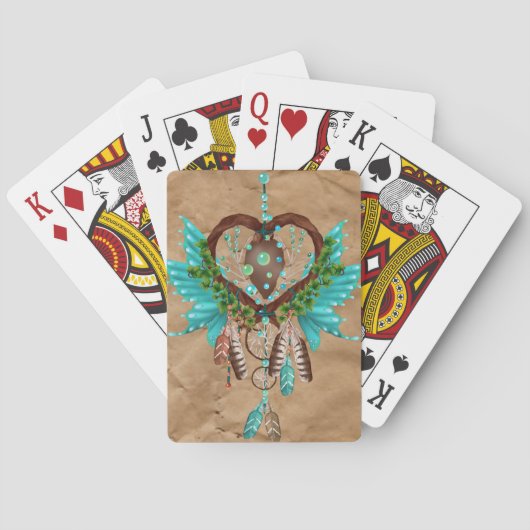 Indianischer Traumfänger Spielkarten (Rückseite)