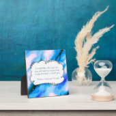 Indianisches amerikanisches Sprichwort Inspiration Fotoplatte (InSitu)