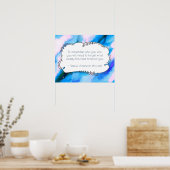 Indianisches amerikanisches Sprichwort Inspiration Poster (Küche)