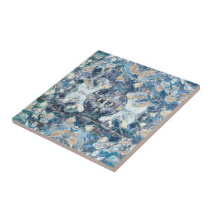 Indianisches amerikanisches Tribal Classic Blue Ta Fliese