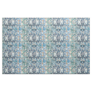 Indianisches amerikanisches Tribal Classic Blue Ta Stoff