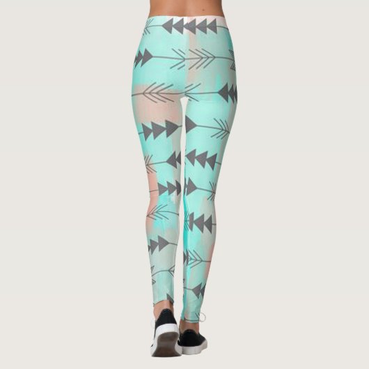 Indianisches Arrow-Muster Leggings (Rückseite)