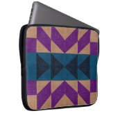 Indianisches Aztekenmuster Laptopschutzhülle (Vorne Rechts)