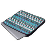 Indianisches Aztekenmuster Laptopschutzhülle (Vorne Knopf)