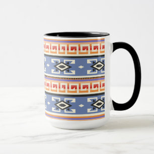 Indianisches geometrisches Muster Tasse