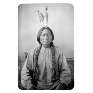 Indianisches Idol: Lakota-Führer Sitting Bull Magnet