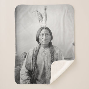 Indianisches Idol: Lakota-Führer Sitting Bull Sherpadecke
