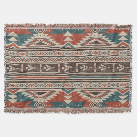 Indianisches Indianervolk Decke (Vorderseite)