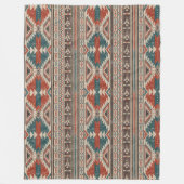 Indianisches Indianervolk Fleecedecke (Vorderseite)