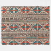 Indianisches Indianervolk Fleecedecke (Vorderseite (Horizontal))