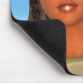 Indianisches Mädchen Mousepad (Ecke)