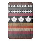 Indianisches Muster für farbenfrohe Linien Badematte (Vorderseite Vertikal)