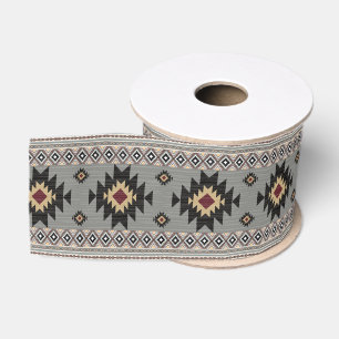Indianisches Muster Indianischer Stammes-Geometrie Ripsband