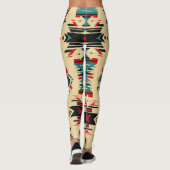 Indianisches Muster Leggings (Rückseite)