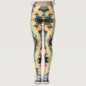 Indianisches Muster Leggings (Vorderseite)