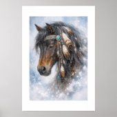Indianisches Pferd - Poster (Vorne)