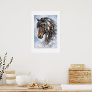 Indianisches Pferd - Poster