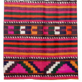 Indianisches Rosa-Textur-Design Duschvorhang (Vorderseite)