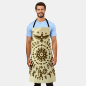 Indianisches Stamm-Ureinwohner-Ur-Ur-Ohrmuschel Schürze (Getragen)