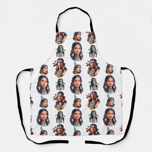 Indianisches Stammesmuster-Design Schürze (Vorderseite)