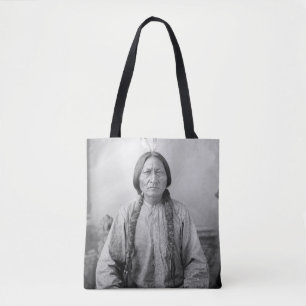 Indianisches Symbol: Lakota-Anführer Sitting Bull Tasche