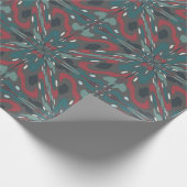 Indianisches Tribal-Muster für südwestliche Farben Geschenkpapier (Ecke)