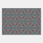 Indianisches Tribal-Muster für südwestliche Farben Geschenkpapier Set (Vorderseite 3)