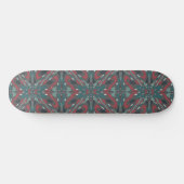 Indianisches Tribal-Muster für südwestliche Farben Skateboard (Horizontal)