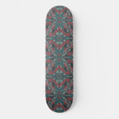 Indianisches Tribal-Muster für südwestliche Farben Skateboard (Vorderseite)