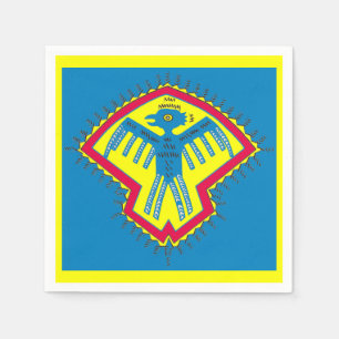 Indianisches Vogelsymbol Serviette