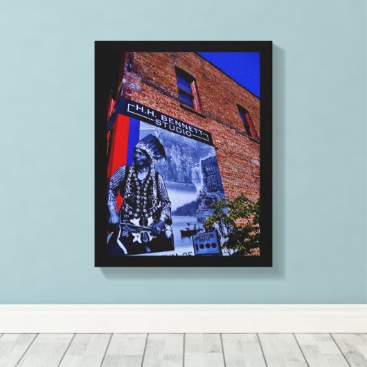 Indianisches Zeichen Leinwanddruck (Insitu (Holzboden))